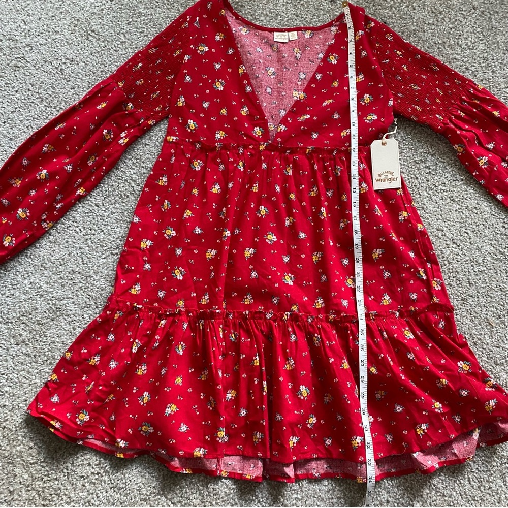 BILLABONG WRANGLER Falling For You Dress Classic Red Billabong Womens - Picture 7 of 9